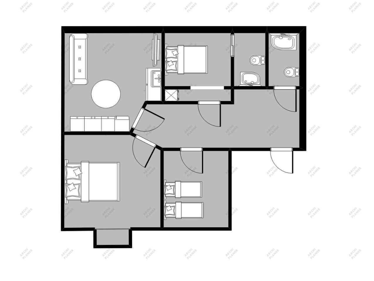 Lion -juicy Premium Familly 200 M From The Sea Apartment *